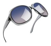 Joopin Große Sonnenbrille Damen Polarisiert Trendy UV400 Brille für Reisen | Übergroße Retro-Design für Breite Gesichter, Leichtes Material, XXL, Modern, Autofahren, Festival, Shopping, Fahsion, Outdoor