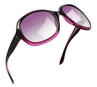 Joopin Große Sonnenbrille Damen Polarisiert Trendy UV400 Brille für Reisen | Übergroße Retro-Design für Breite Gesichter, Leichtes Material, XXL, Modern, Autofahren, Festival, Shopping, Fahsion, Outdoor