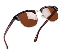 Joopin Klassische Halbrahmen Sonnenbrille Herren Polarisiert UV400 Fahren