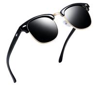 Joopin Klassische Halbrahmen Sonnenbrille Herren Polarisiert UV400 Fahren
