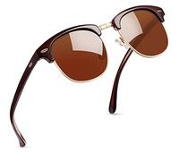 Joopin Klassische Halbrahmen Sonnenbrille Herren Polarisiert UV400 Fahren