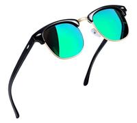 Joopin Klassische Halbrahmen Sonnenbrille Herren Polarisiert UV400 Fahren