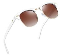 Joopin Klassische Halbrahmen Sonnenbrille Herren Polarisiert UV400 Fahren