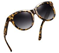 Joopin Retro Große Cateye Sonnenbrille Damen Polarisiert UV400 für Fahren | Cat Eye Design, Große Katzenauge, 50er 60er, Vintage, Elegant, TAC-Gläser, Alltag, Reisen, Festival, Cosplay, Outdoor-Café