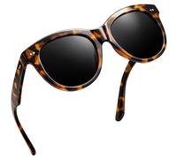 Joopin Retro Große Cateye Sonnenbrille Damen Polarisiert UV400 für Fahren | Cat Eye Design, Große Katzenauge, 50er 60er, Vintage, Elegant, TAC-Gläser, Alltag, Reisen, Festival, Cosplay, Outdoor-Café
