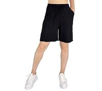 JOPHY & CO. Damen-Bermuda aus 100 % Viskose (Code 6425 & 6426), Schwarz (Cod. 6426), L