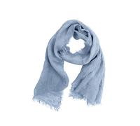 JOPHY & CO. Schal aus 100% Leinen, für Damen und Herren, leicht, elegant, Blau