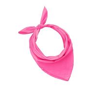 JOPHY & CO. Set von 3, 5, 10 Bandanas 100% Baumwolle für Damen, Herren, Kinder, einfarbig und/oder mit Paisley-Muster, Art.Nr.A644, Rosa, Set 5 pz