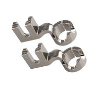 Jopto 2 Stück Quilting-Linealfuß mit Niedrigem Schaft Freie Bewegung Stopfen Patchwork Nähfuß für Rahmen Quilten Stickerei Kompatibel mit Nähmaschine Brother, Juki, Singer, Pfaff (mit Öffnung)