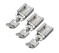 Jopto 3 Stück Schmaler Clip On Reißverschluss Nähfuß Kompatibel mit den Meisten Nähmaschinen mit Niedrigem Schaft Singer Brother Janome Babylock Kenmore White Juki New Home Simplicity Elna Bernina