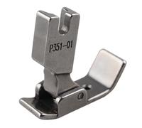 Jopto Flachem Schlitten Nähfuß mit Hohem Schaft mit Loch Industrielle Multifunktions-Nähmaschine Ersatzzubehör Kompatibel mit Singer, Brother, Janome, JUKI, Mitsubishi, Jack