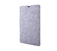 Jopwkuin Laptop-Hülle aus Filz, Tasche, Mauspad für Air Pro, Schlanke Schutzhülle, Elegante Laptoptasche, 2 Farben Grau Schwarz (13 Zoll)