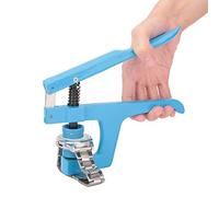 Jopwkuin Uhrenklemmzangen-Rückseitengehäuse-Press-Set, Uhrenrückseiten-Gehäuseschließer, Uhrmacher-Uhrenreparatur-Werkzeugsatz mit 9 Montagebacken