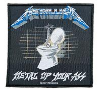 JORBO Unbekannt Metallica Metal Up Your Ass Aufnäher Metallica Patch Gewebt & Lizenziert !!