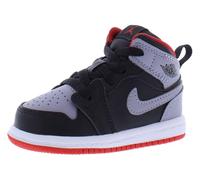 Jordan 1 Mid Baby (TD) Schwarz/Rot, ROT SCHWARZ, 26 EU