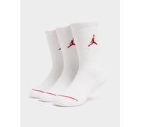 Jordan 3er-Pack Crew Socken Kinder - Herren, Weiss - 9.5-2.5