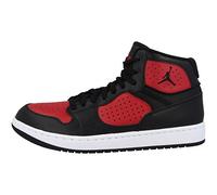 NIKE Jordan Access AR3762 006 Black/Gym Red/White Rot, Schwarz 42