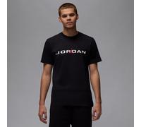 NIKE M J JD AIR SS CREW Herren | BLACK/WHITE/GYM RED | L