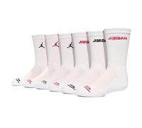 Jordan LEGEND CREW SOCKS 6-PACK Socks white in Größe:Age 4-6 | EU 104-116