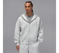 Jordan Brooklyn Fleece Oversized Full Zip Hoodie - Herren, Grau - XL
