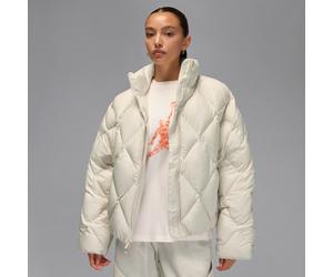 Jordan Brooklyn gesteppte Puffer-Jacke (Damen) - Braun S (EU 36-38) HV0417-104