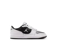 Jordan Court Connect Low GS Weiß/Schwarz/Metallic Silber Kind/Mädchen 37.5 37.5