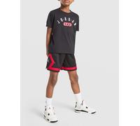 Jordan Diamond T-Shirt/Shorts Children, Schwarz - 3-4Y