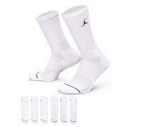 Jordan Everyday gepolsterte Crew-Socken (6 Paar) - Weiß 46-50 HV6228-100