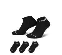 Jordan Everyday No-Show-Socken für jeden Tag (3 Paar) - Schwarz 42-46 DX9656-010