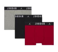 Jordan Flight Boxershorts aus Baumwolle (ältere Kinder, 3er-Pack) - Rot M HF2618-687