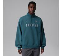 Jordan Flight Graphic 1/2 Zip Fleece Top - Herren, Blau - M