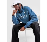 Jordan Flight Graphic 1/2 Zip Fleece Top - Herren, Blau - XL