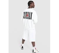 Jordan Globe Crew Sweatshirt - Herren, Weiss - M