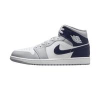 Jordan Herren 1 Mid White/Midnight Navy-Wolf Grey (DQ8426 104), White/Midnight Navy-Wolf Grey, 42 EU