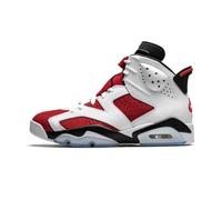 Jordan Herren 6 Retro Carmine White/Carmine-Black (CT8529 106), Weiß/Schwarz, 44 EU
