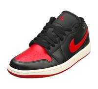 Jordan Herren Air 1 Low, Black Gym Red Sail, 6.5