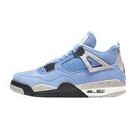 Jordan Herren Air Jordan 4 Retro CT8527 400 University Blue - Größe 46, Blau, Schwarz, Grau und Weiß, 45.5 EU