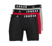 Jordan Herren Flight Cotton Core 3Pk Boxershorts, Gym Red/Black, XXL