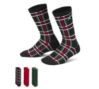 Jordan Holiday Crew Socken (3 Paar, ältere Kinder) - Schwarz XS (27-35) HV1609-010