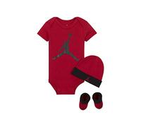 Jordan Jumpman LJ0041-RK2)/Schwarz, 0-6 Monate, 3-teiliges Set