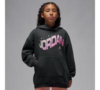 Jordan Jumpman Club Oversize-Hoodie aus Satin (ältere Kinder) - Schwarz M IQ2934-045