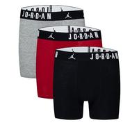 Jordan Jungen Flight Cotton Core 3Pk Boxershorts, Gym Red/Black, 10/12 Jahre