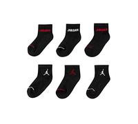 Jordan Baby Jungen Legend Knöchel, 6er-Pack (Säugling/Kleinkind/kleine Kinder/große Kinder), Schwarz, 3-5