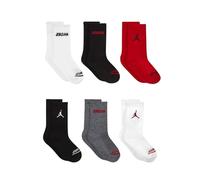 Jordan Socken Jungen Legend Crew 6er-Pack Schwarz 9/11 Jahre