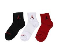 Jordan Kinder Jumpman Quarter Sokken, Gym Red, 7/9 Jahre