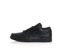 Jordan Nike, Air 1 Low, Basketballschuhe für Herren, Schwarz/Schwarz, 43 EU, Schwarz, 43 EU