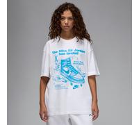 Jordan WMNS Oversized Graphic Tee women Shortsleeves white in Größe:L
