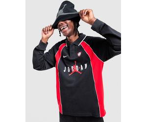 Jordan Polo Long Sleeve Jersey - Herren, Schwarz XS