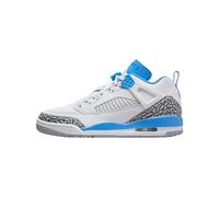 Jordan Spizike Low Herren Schuhe (FQ1759-141, White/Wolf Grey/Anthracite/University Blue), White/Wolf Grey/Anthracite/University Blue, 45 EU