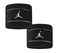 Jordan Terry Wristbands, Womens & Mens, Schwarz, One Size EU, Nylon, Unisex-Adult, Erwachsene, Sportbegeisterte, Laufen, SWEATBAND